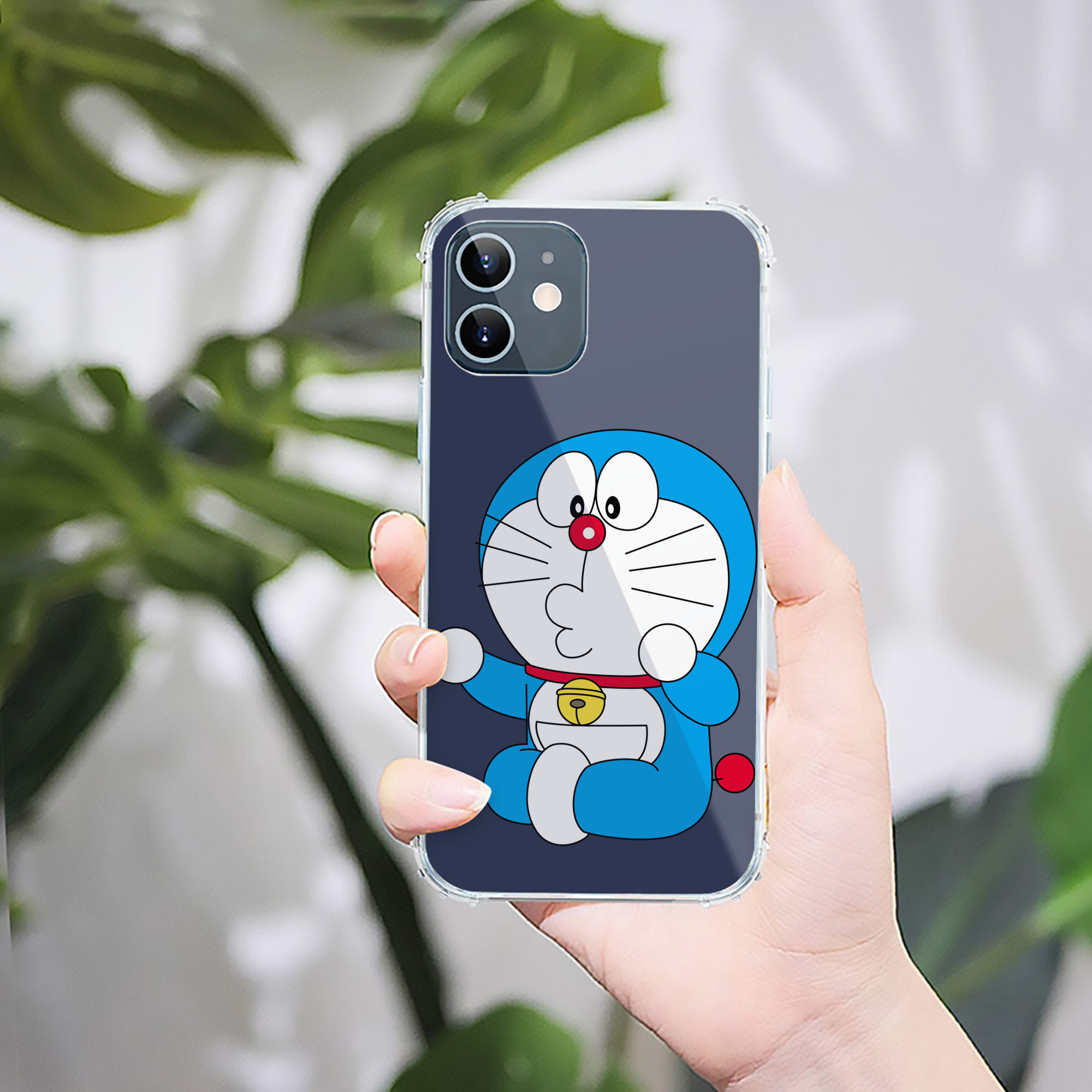 （画像用） ドラえもん Doraemon 【iPhone 12シリーズ対応】透明スマホケース（クリアソフトケース）